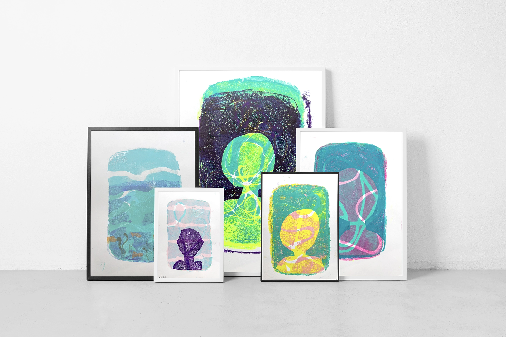 Tisk barvou díla výtvarného oboru Znojmo ZUŠ škola