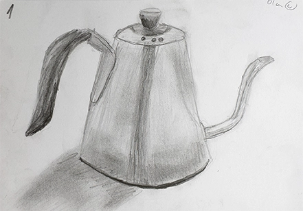 Kresba studentů výtvarného oboru ZUŠ Znojmo škola 