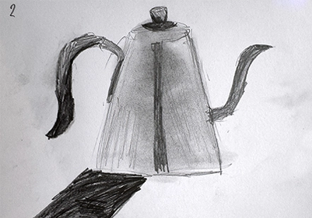 Kresba studentů výtvarného oboru ZUŠ Znojmo škola 